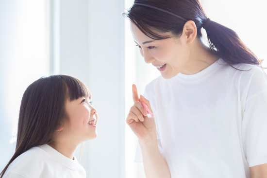歯磨きを習慣化する親子